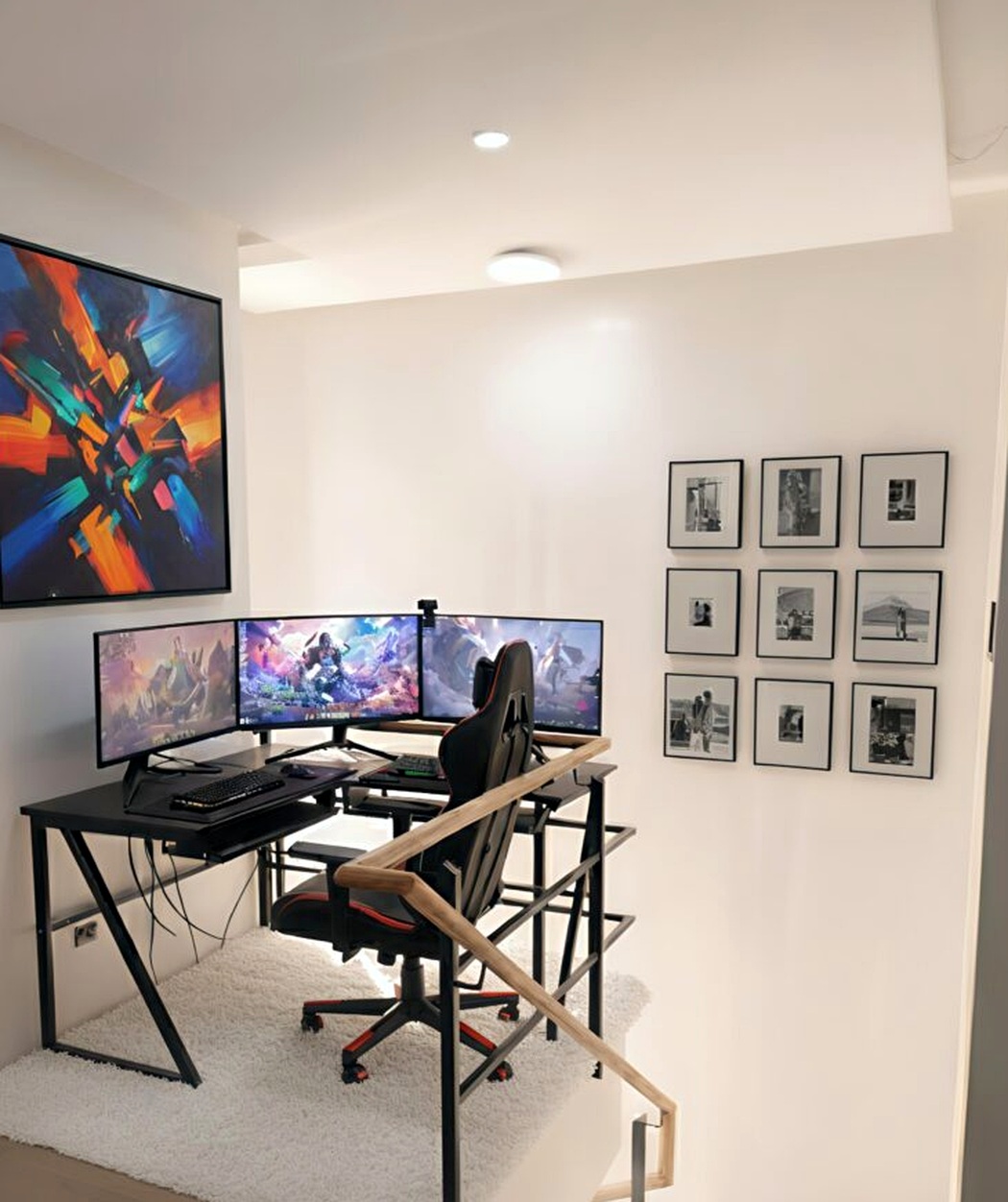 Elite Collection actual flexible loft or work corner detail.