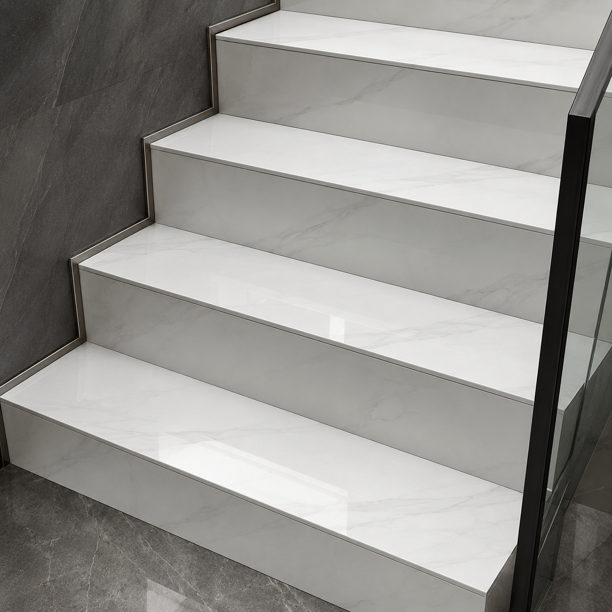 Interior Stair Tiles material detail for Sapphire Valley.