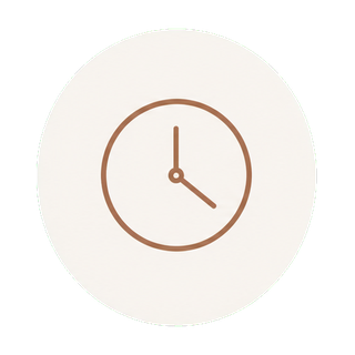 Plan ahead clock icon