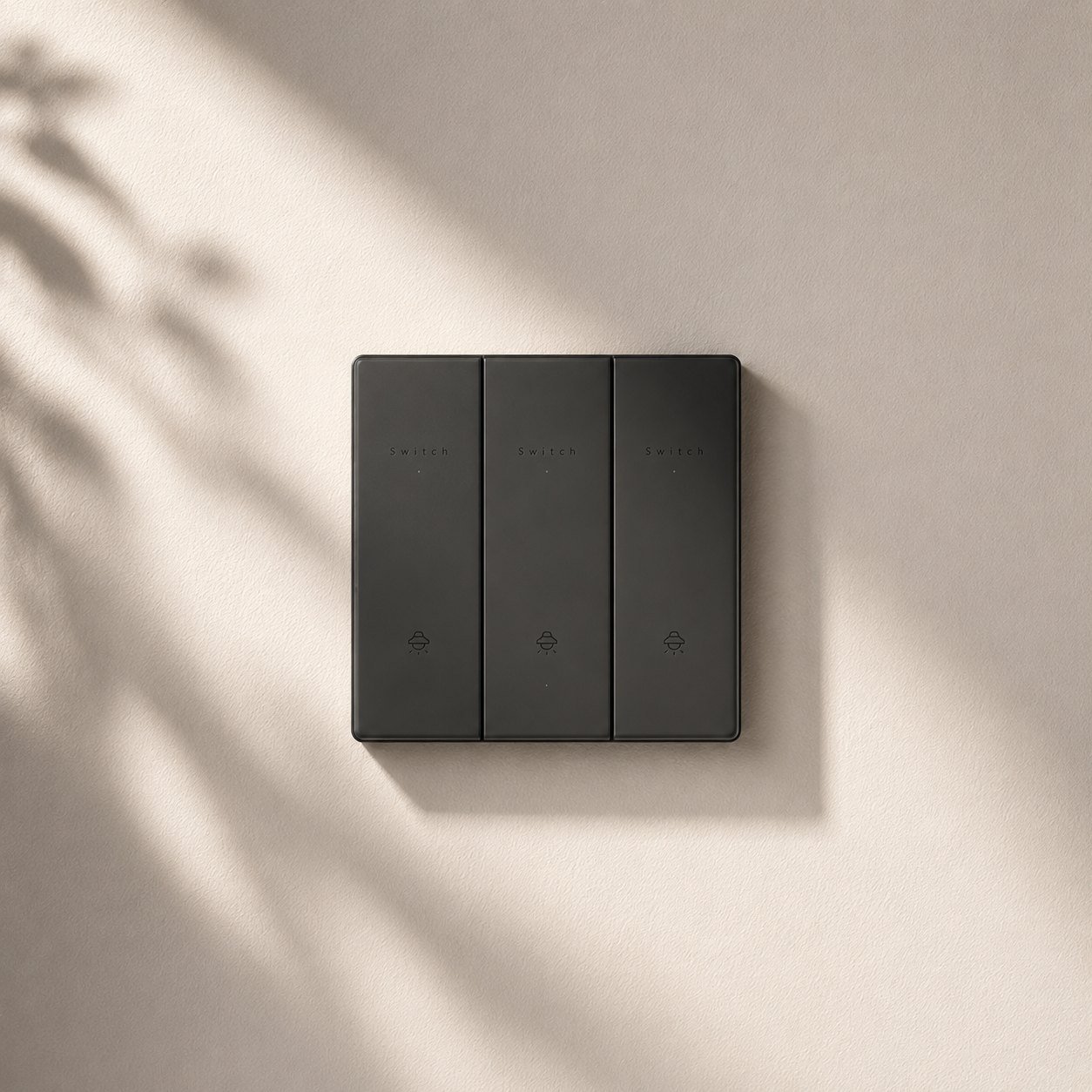 Matte Black Light Switch material detail for Sapphire Valley.