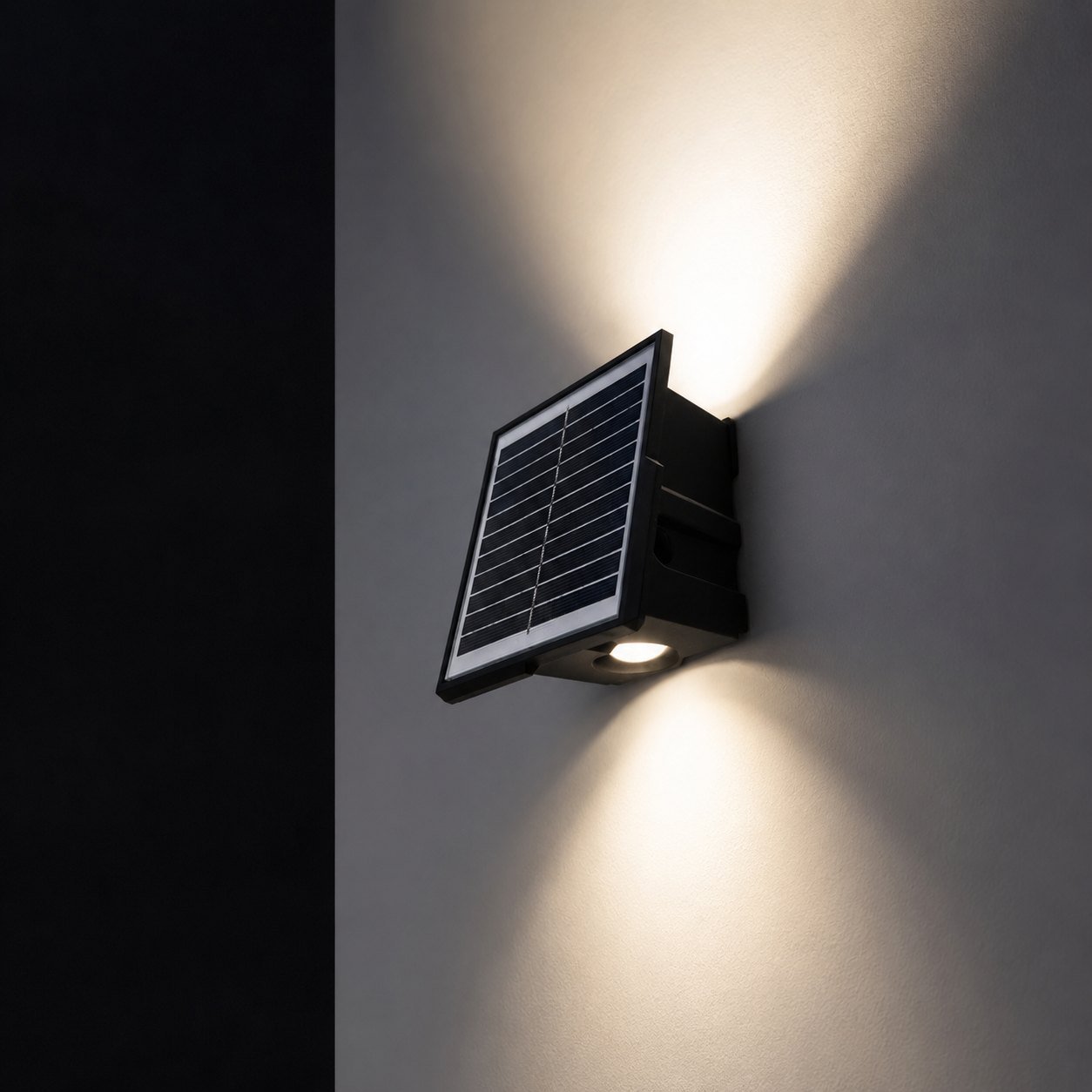 Solar Up & Down Wall Light material detail for Sapphire Valley.